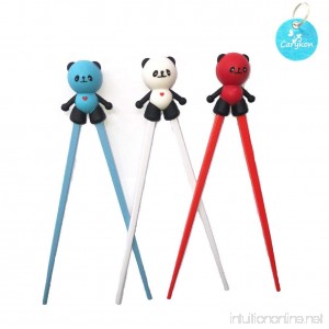 Carykon Cute Tableware Detachable Learning Training Helper Chopsticks for Kid Baby Beginner Adult (Panda) - B07DGBC9YP